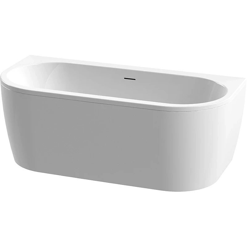 Акриловая ванна Cezares Slim 180x79 SLIM WALL-180-80-60-W37-SET без гидромассажа
