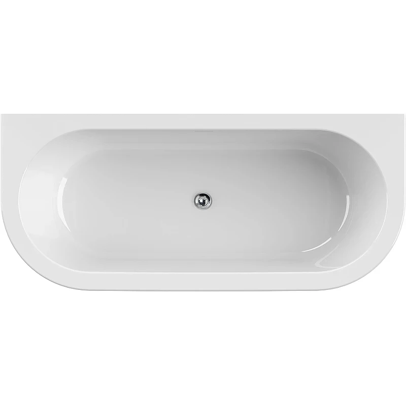 Акриловая ванна Cezares Slim 180x79 SLIM WALL-180-80-60-W37-SET без гидромассажа