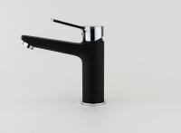 Смеситель для раковины ESKO Dubai DI 26 Черный Хром латунь
