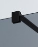 Душевая перегородка Cezares Liberta 110 LIBERTA-L-2-110-120-GR-NERO профиль Черный матовый стекло серое