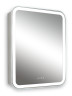Зеркальный шкаф Silver Mirrors Фиджи 50 R LED-00002361 с подсветкой цвет Белый
