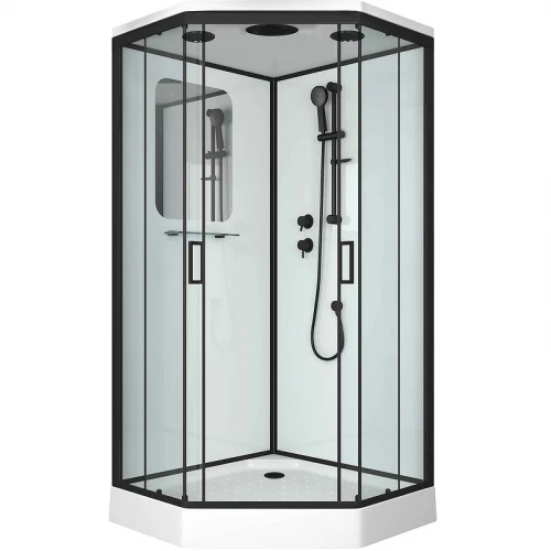 Душевая кабина Niagara Premium 100x100 NG-6902-01D Black без гидромассажа