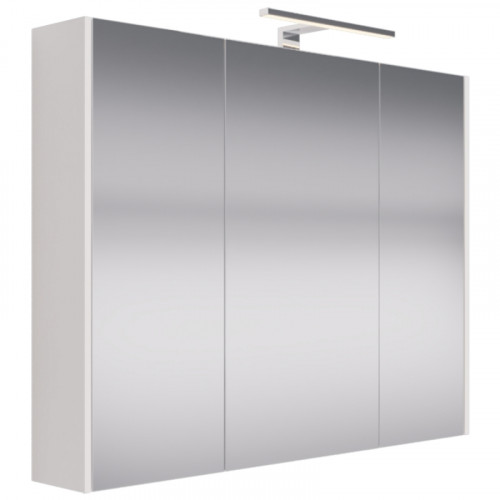 Зеркальный шкаф Dreja Prime 90 99.9306 Белый МДФ / ЛДСП, стекло