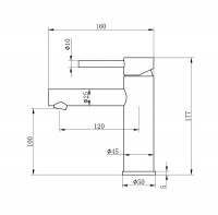 Смеситель для раковины Wonzon &amp; Woghand WW-H9089-MW цвет Белый матовый