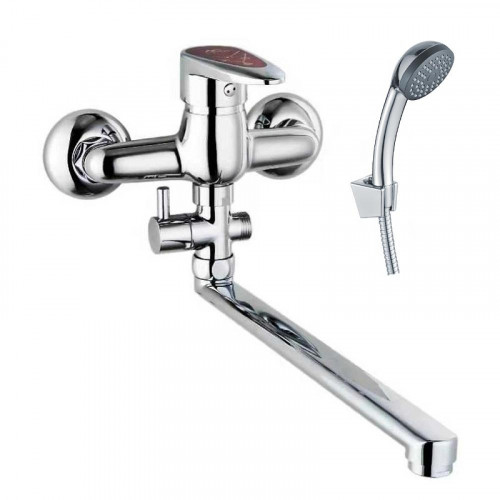 Смеситель для ванны Fashun A2150RED универсальный цвет Хром Красный