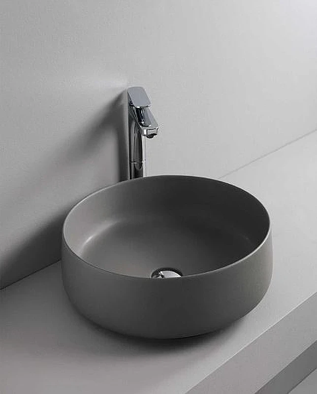 Раковина накладная Artceram Cognac 42 COL001 15 34 цвет Grigio oliva