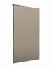 Душевая перегородка BelBagno Uno 100 UNO-L-1-TB-100-BR-GM профиль Оружейная сталь стекло тонированное