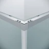 Душевой уголок Grossman Galaxy 100х100 300.K33.01.1010.10.02 профиль Хром стекло шиншилла
