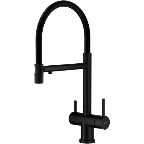 Смеситель для кухни Splenka S70.63.06 Черный матовый латунь