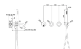 Смеситель для ванны Vincea Аура (Aura) VBTW-6AU1BG цвет Брашированное золото