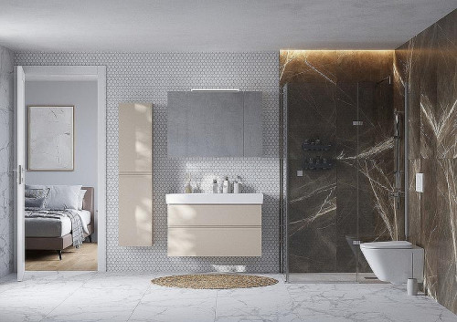 Тумба под раковину Roca Oleta 100 A857641515 подвесная Капучино