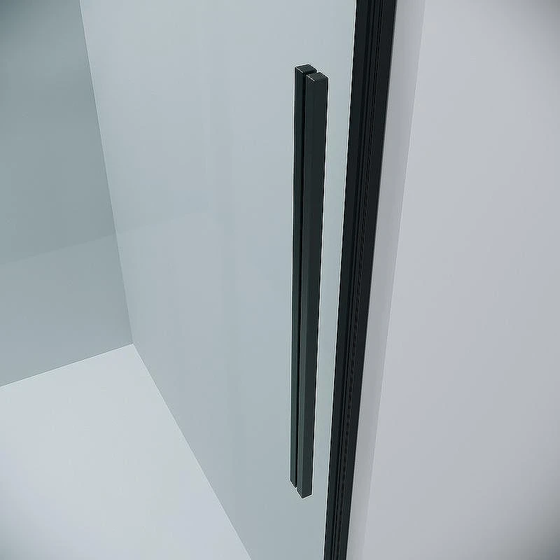 Душевая стенка Grossman Galaxy 90 200.K33.01.90.21.00 профиль Черный матовый стекло прозрачное