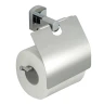 Держатель туалетной бумаги Savol S-009951 с крышкой цвет Хром