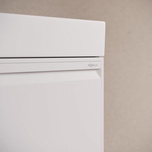 Тумба под раковину Aqwella Pure 65 PUR0165WM подвесная Белая матовая