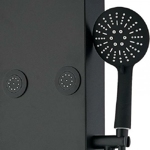 Душевая панель Aquanet Galaxy Black AP40-05 237440 Черный матовый алюминий на стену