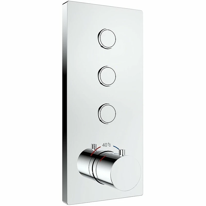 Душевая система Vincea Inspire VSFW-433TI2RCH с термостатом Хром латунь встраиваемый
