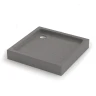 Акриловый поддон для душа Veconi Tezeo Acrylic TZ-52GR 90х90 TZ52GR-90-C5 цвет Серый