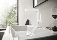 Смеситель для раковины Hansgrohe Finoris 76060700 Белый матовый латунь
