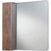 Зеркало со шкафом Bellezza Олимпия 60 L 4619309002439 Орех МДФ / ЛДСП, стекло