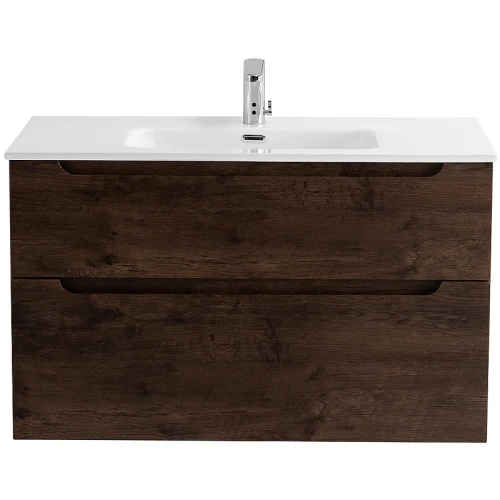 Тумба под раковину BelBagno Etna-H60 90 ETNA-H60-900-2C-SO-RW-P подвесная Rovere Moro МДФ / ЛДСП