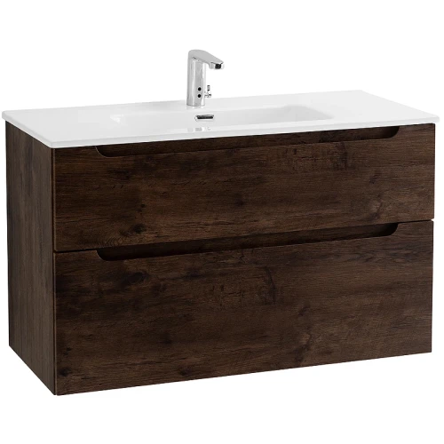 Тумба под раковину BelBagno Etna-H60 90 ETNA-H60-900-2C-SO-RW-P подвесная Rovere Moro МДФ / ЛДСП
