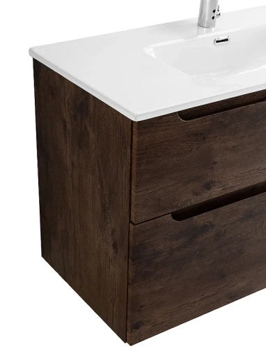 Тумба под раковину BelBagno Etna-H60 90 ETNA-H60-900-2C-SO-RW-P подвесная Rovere Moro МДФ / ЛДСП