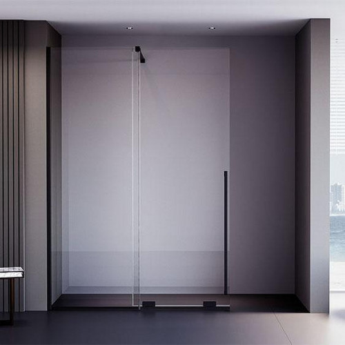 Душевая дверь Veconi Premium Trento PTDW-50B 140 PTDW-50B-140-01-C4 профиль цвет Черный матовый стекло прозрачное