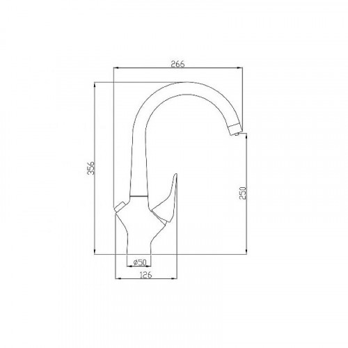 Смеситель для кухни ZorG Steel Hammer SH815CR Хром