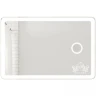 Зеркало Art&Max Latina AM-Lat-1200-800-DS-F-X3 с подсветкой с сенсорным выключателем стекло