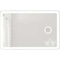 Зеркало Art&Max Latina AM-Lat-1200-800-DS-F-X3 с подсветкой с сенсорным выключателем стекло