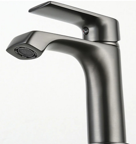 Смеситель для раковины Frap H71-9 F1071-9 Оружейная сталь