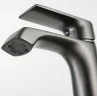 Смеситель для раковины Frap H71-9 F1071-9 Оружейная сталь