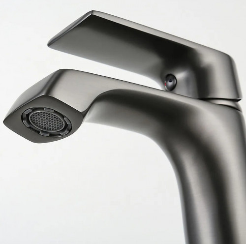 Смеситель для раковины Frap H71-9 F1071-9 Оружейная сталь