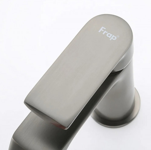 Смеситель для раковины Frap H71-9 F1071-9 Оружейная сталь
