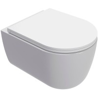 Унитаз AQUAme AQM2013PRO подвесной Белый глянец с сиденьем Микролифт фаянс подвесной