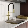 Смеситель для кухни Iddis Ikon IKNMGFFi05 Золото матовое
