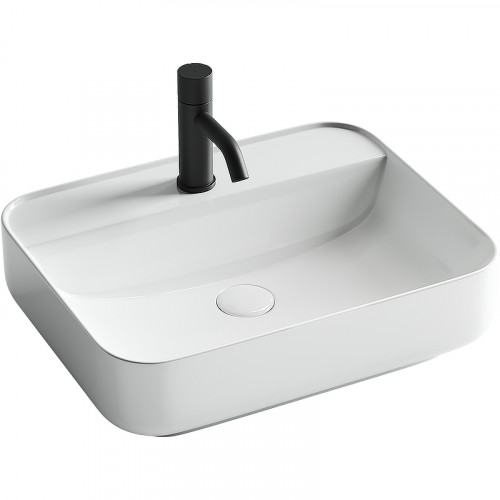 Раковина Ceramicanova Element 50 CN5015 Белая фарфор накладная