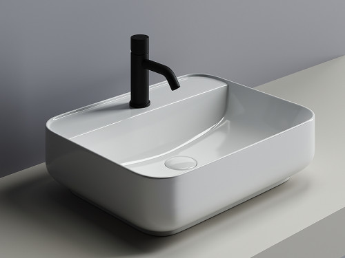 Раковина Ceramicanova Element 50 CN5015 Белая фарфор накладная