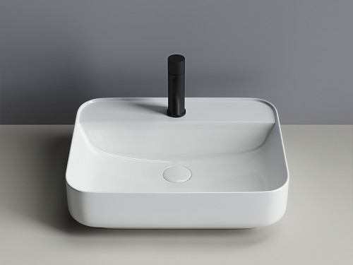 Раковина Ceramicanova Element 50 CN5015 Белая фарфор накладная