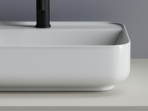 Раковина Ceramicanova Element 50 CN5015 Белая фарфор накладная