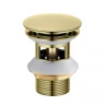 Донный клапан Aquatek AQ6002PG click-clack цвет Золото полированное