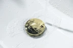 Донный клапан Aquatek AQ6002PG click-clack цвет Золото полированное