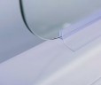 Шторка на ванну Esbano ES-1412 120 ESDV1412 профиль Хром стекло прозрачное