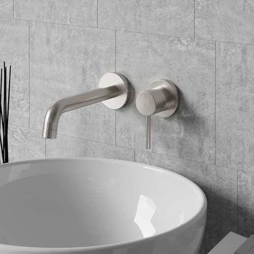 Смеситель для раковины Paini Cox 78PW208 цвет Никель брашированный