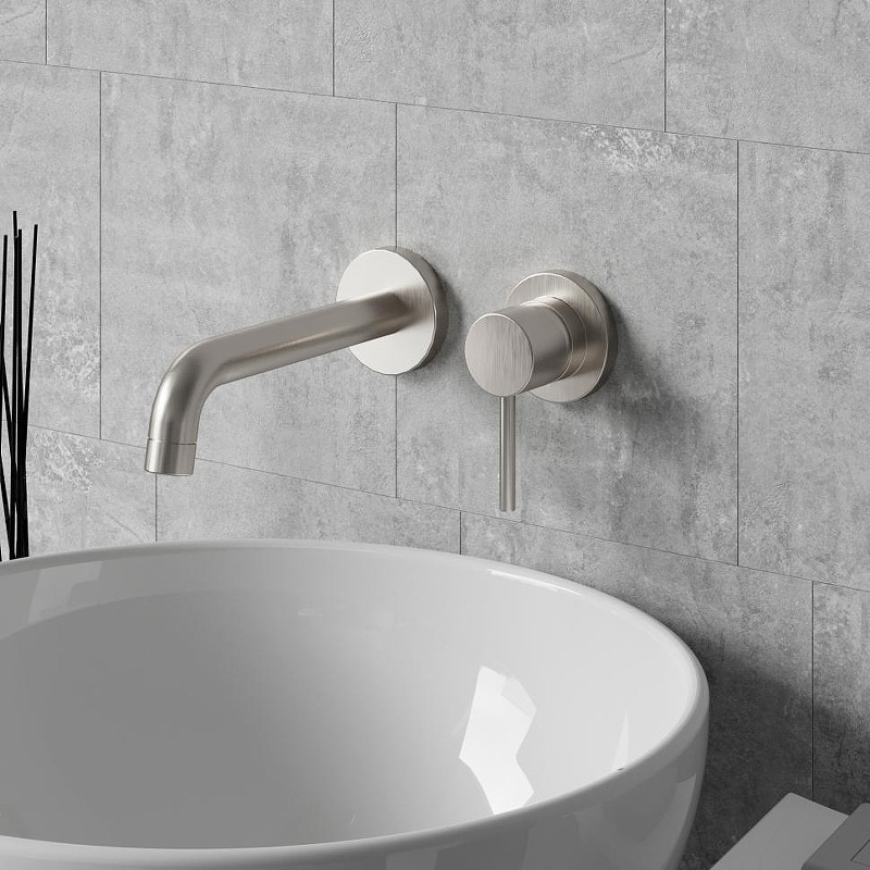 Смеситель для раковины Paini Cox 78PW208 цвет Никель брашированный