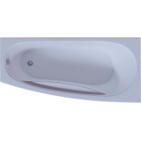 Акриловая ванна Aquatek Пандора 160х75 R PAN160-0000039 без гидромассажа с фронтальной панелью с каркасом (разборный) со слив-переливом