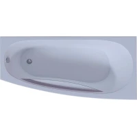 Акриловая ванна Aquatek Пандора 160х75 R PAN160-0000039 без гидромассажа с фронтальной панелью с каркасом (разборный) со слив-переливом