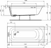 Акриловая ванна Ideal Standard Simplicity 160x70 W004301 без гидромассажа