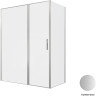Душевой уголок Allen Brau Priority 160x80 3.31038.BA+3.31041.BA цвет профиля Серебро браш стекло прозрачное