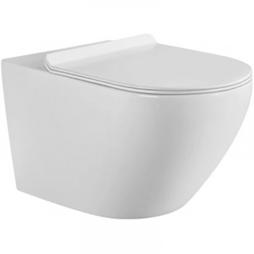 Унитаз Aquanet Cetus W Short LX-1900 249710 подвесной с сиденьем Микролифт фаянс подвесной